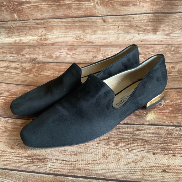 Jimmy Choo woman Black Suede Jaida Smoking  Size 37.5 usa 6.5 - Picture 14 of 16